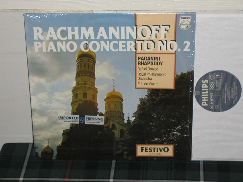 Orozco/De Waart/RPO - Rachmaninoff Cto 2 Paganini Rhapsody Philips Import Pressing 6570