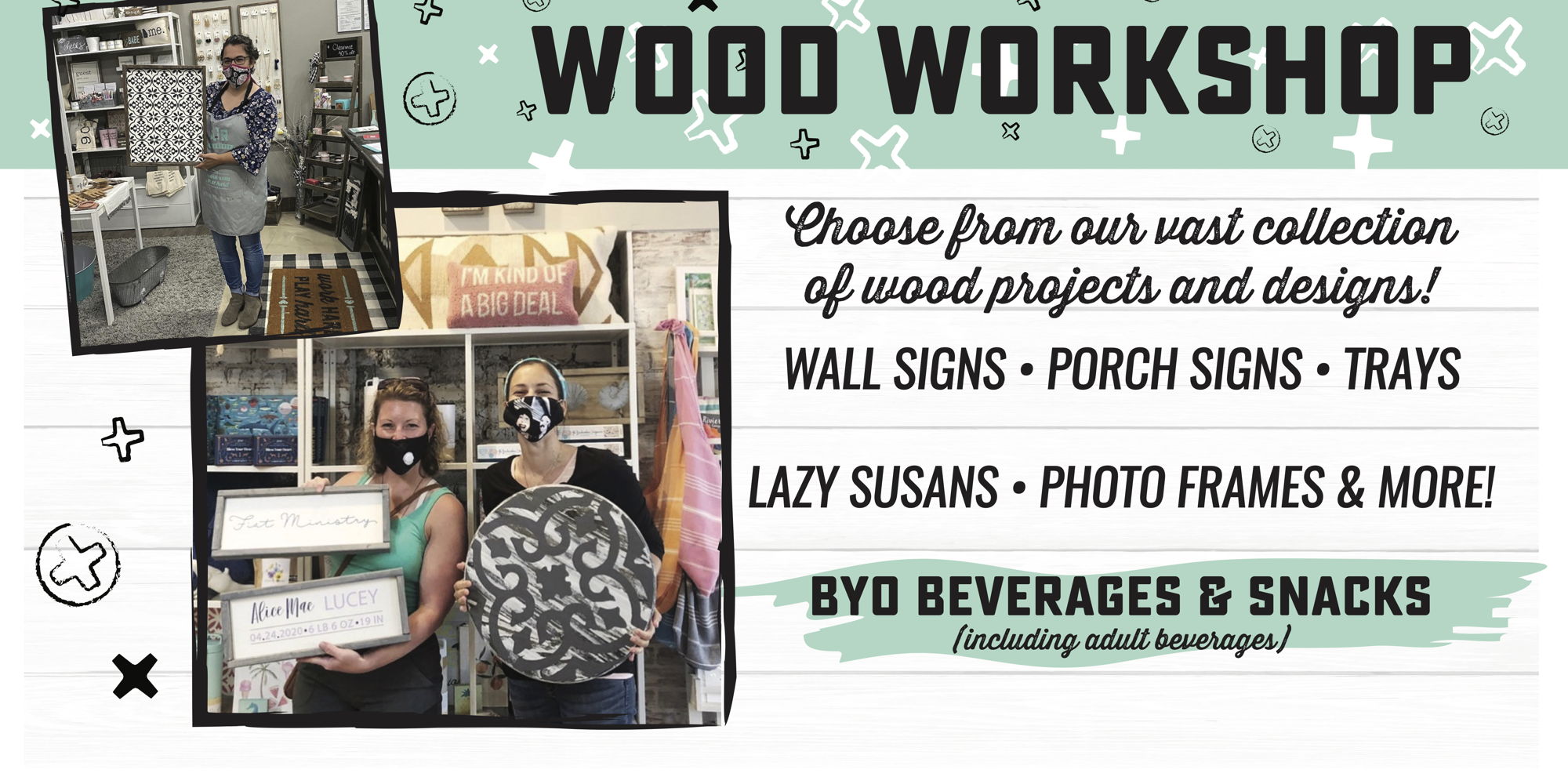 Satur-DIY Wood Workshop! promotional image