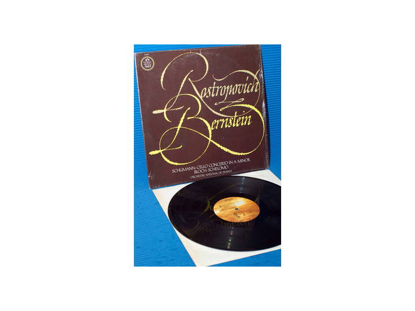 ROSTROPOVICH/Bernstein -  - "Perform Schumann & Bloch" -  Angel Quad 1977
