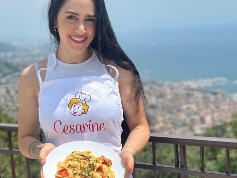 Cursos de cocina Salerno: Degustación de productos y clase de pasta casera.