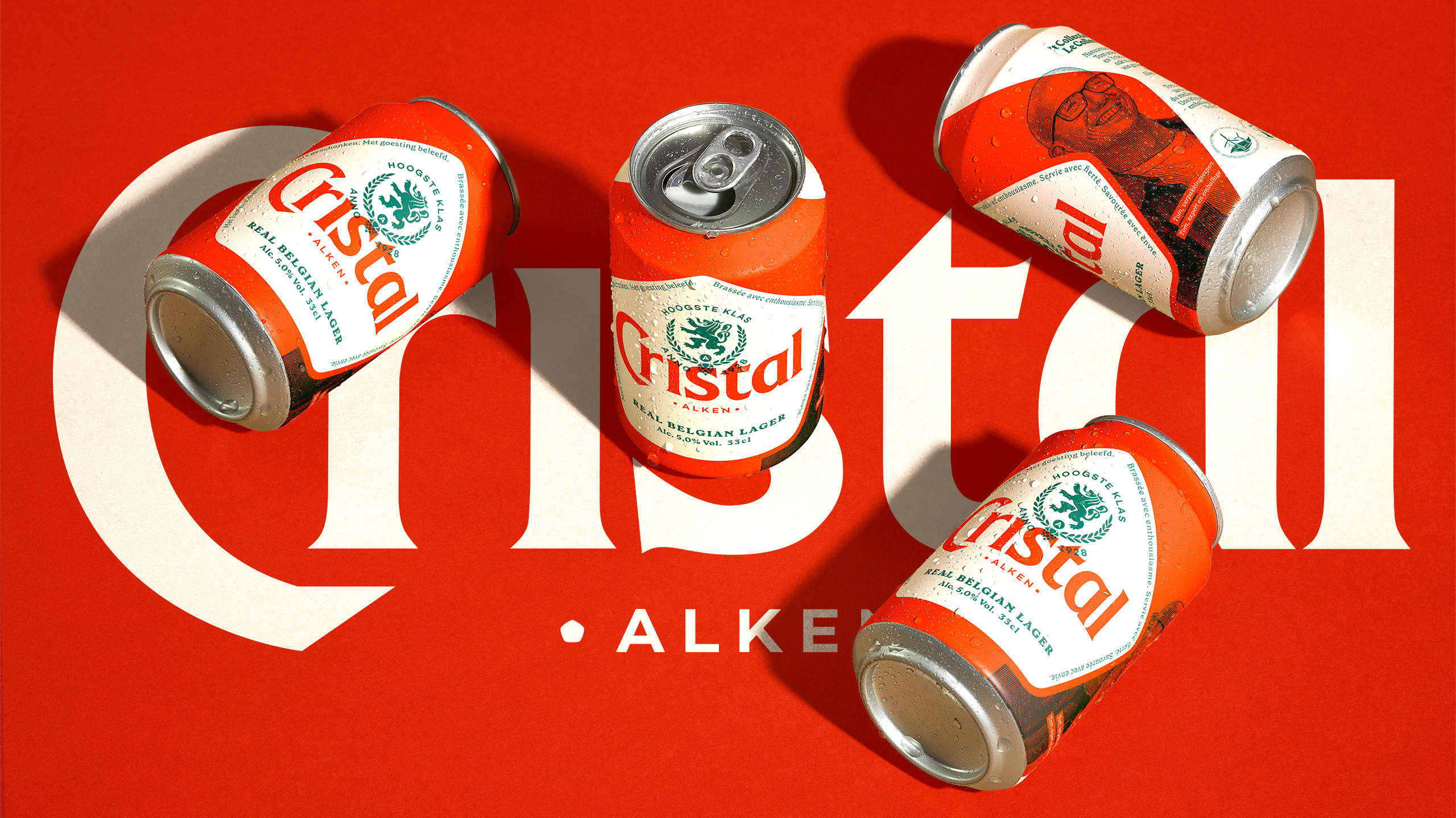 Cristal Belgian Lager Rebranding By WeWantMore Studio Balances The Brand's  Rich History With Contemporary Design
