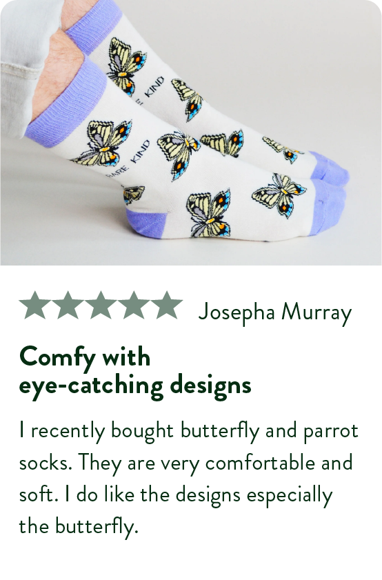 "comfy with eye-catching designs" they are very comfortable and soft"
