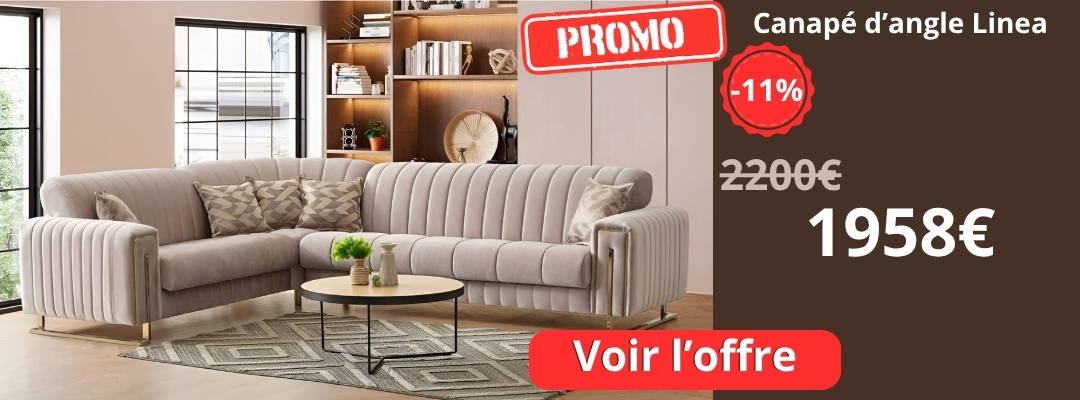 Canapé d'angle Linea
