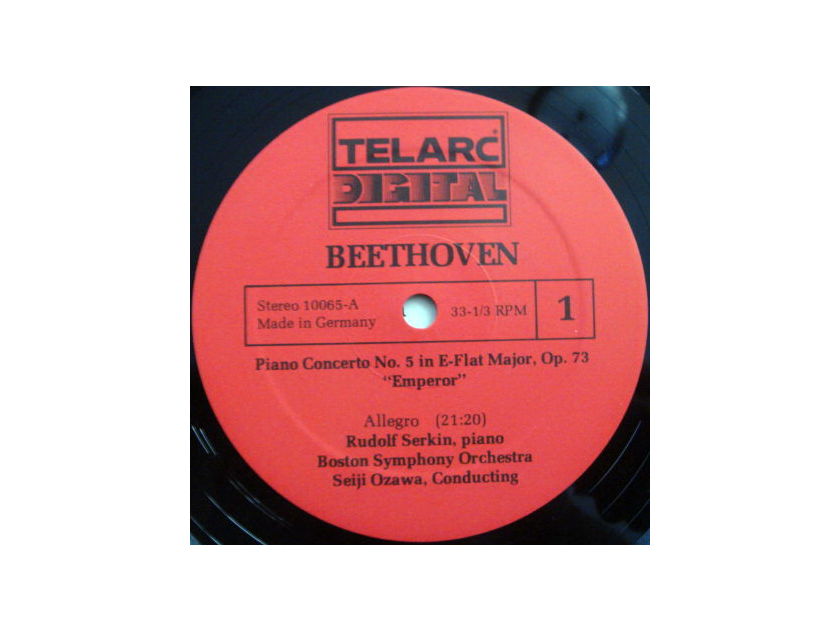 ★Audiophile★ Telarc / SERKIN-OZAWA, - Beethoven Piano concerto No.5, MINT!