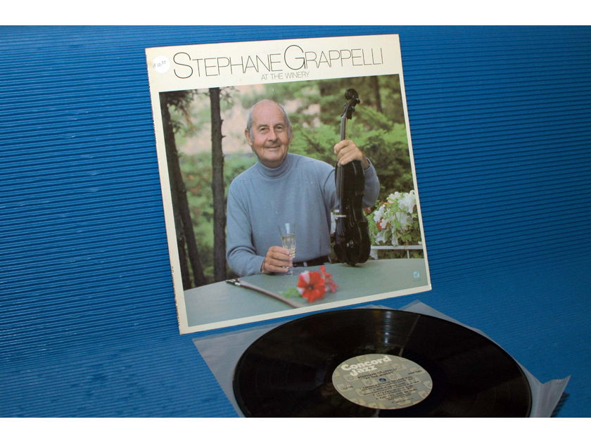 STEPHANE GRAPPELLI   - "At the Winery" -  Concord Jazz 1981