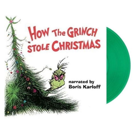 Boris Karloff How The Grinch Stole Christmas on Green G...