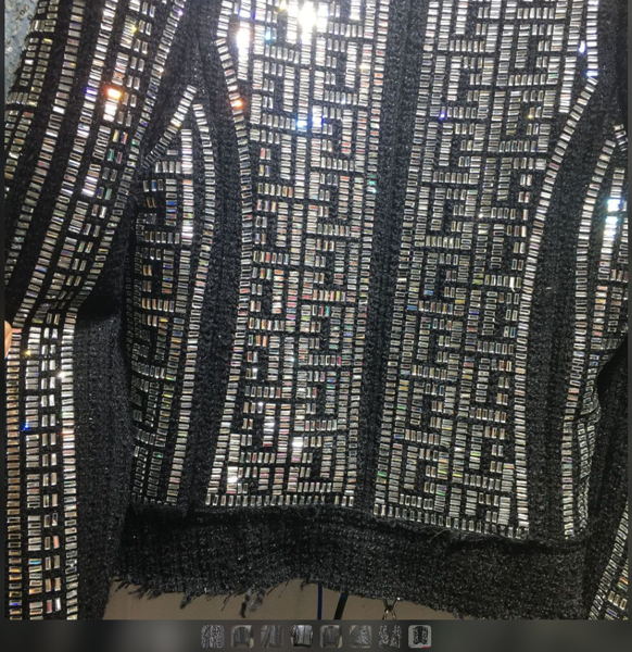 HIGH STREET Newest 2022 Designer Jacket Women's Stunning Diamonds Beaded Jacket - Image 4