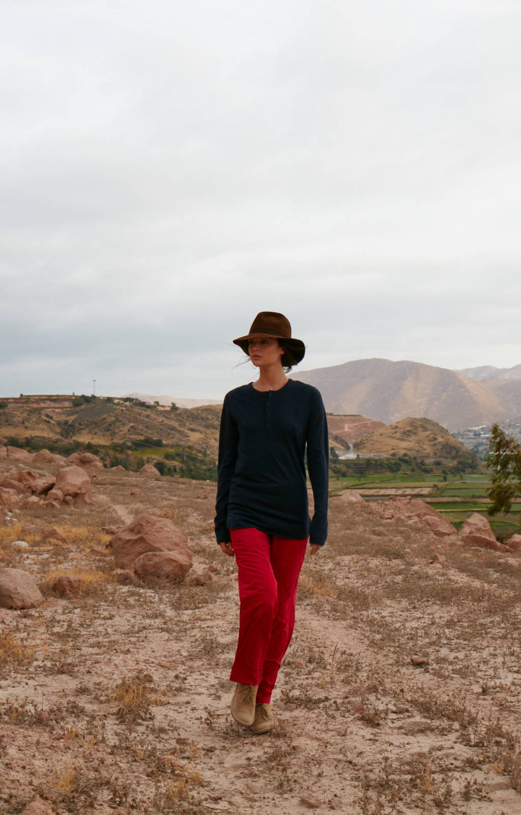 CONSCIOUS - INSANELY COMFY LONG HAUL FLIGHT PANT DARK RED