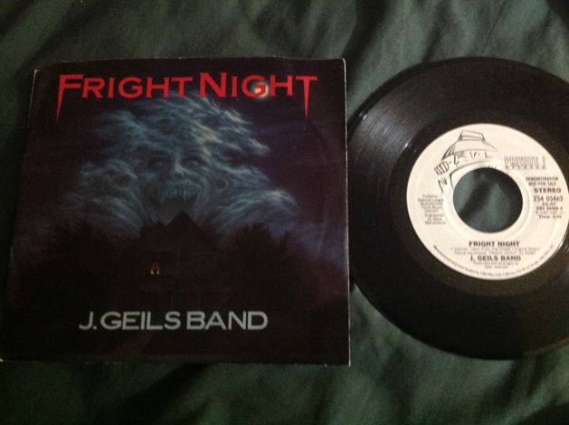 J. Geils Band - Fright Night Promo 45 With Sleeve