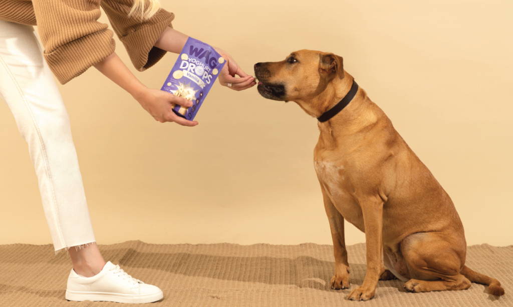 Dog yoghurt top drops