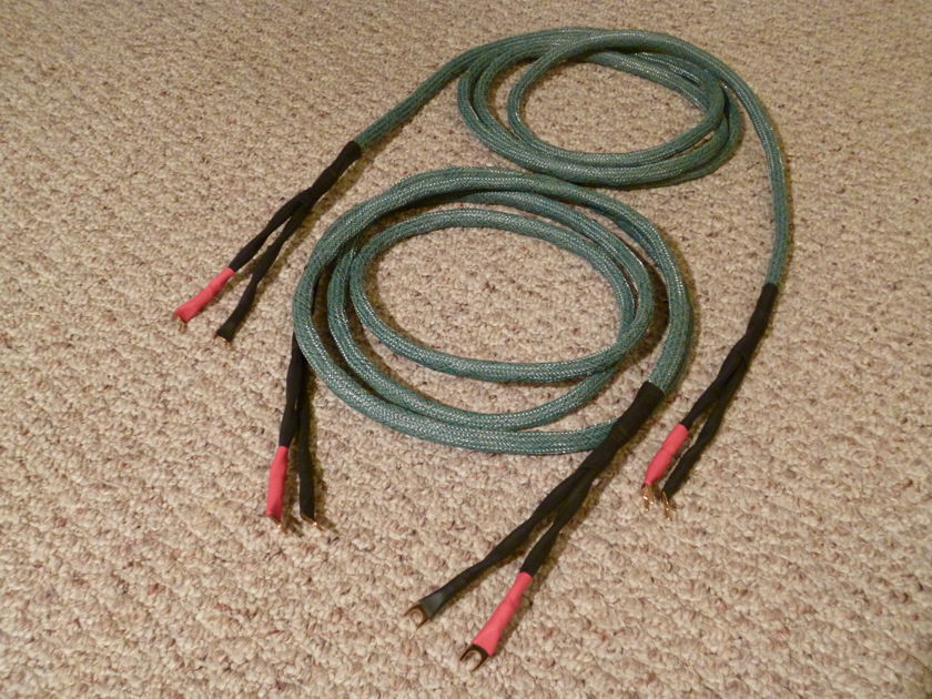 Schmitt Custom Audio 10ft 4 x 12 Gauge Braided Speaker Cables One Pair
