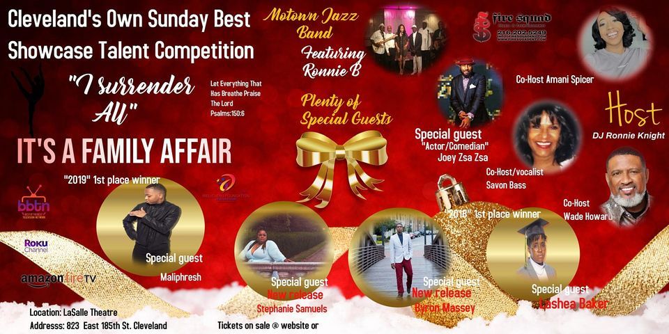 CLEVELAND'S OWN SUNDAY BEST SHOWCASE TALENT COMPETITION promotional image