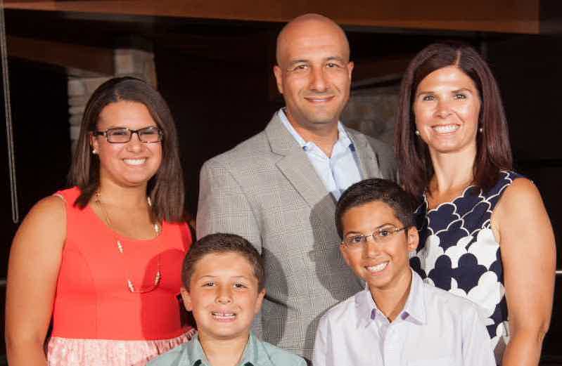 Franchise Owners of Primrose School Natosha and Ehab Eskander with their family