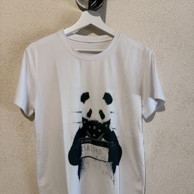 T-Shirt blanc Panda 