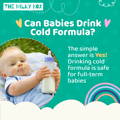 can babies drink cold formula | The Milky Box