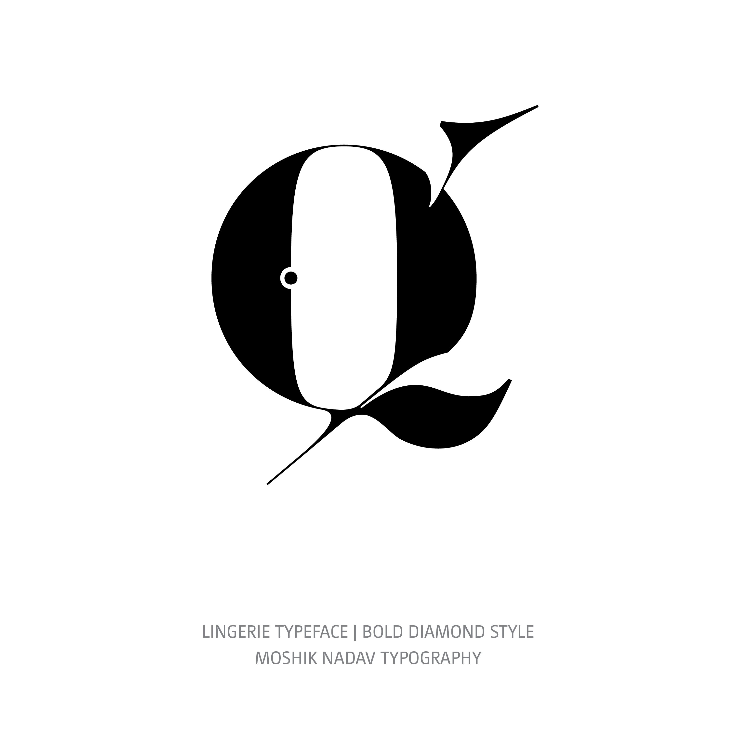 Lingerie Typeface Bold Diamond q