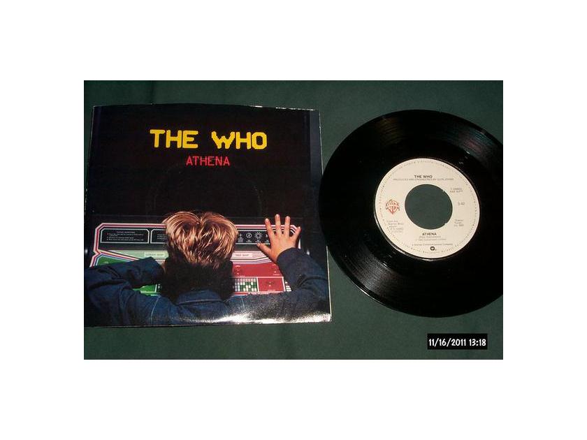 The who - Athena 45 with picture sleeve nm