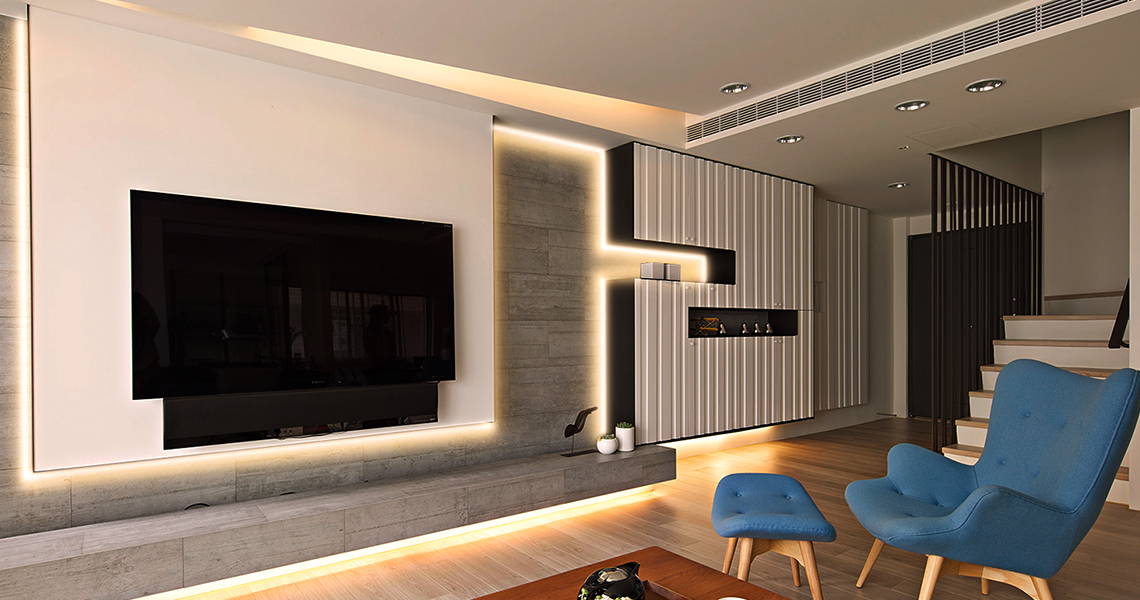 3000k warm white led tape light for living room