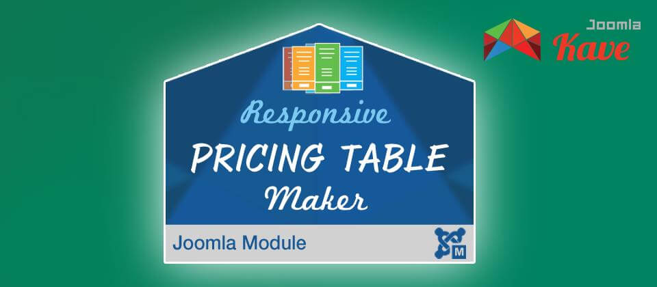 Responsive Pricing Table Maker - создание адаптивных таблиц в Joomla