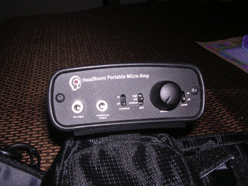 Headroom Portable Micro Amp headphone amp + extras