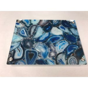 BLUE AGATE Challah Board
