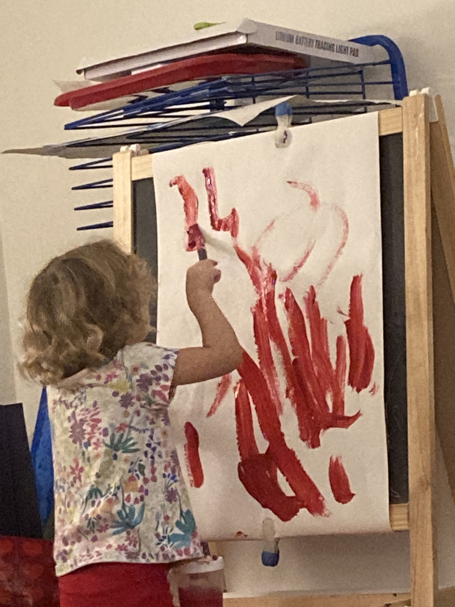 Paint and art materials available daily. 