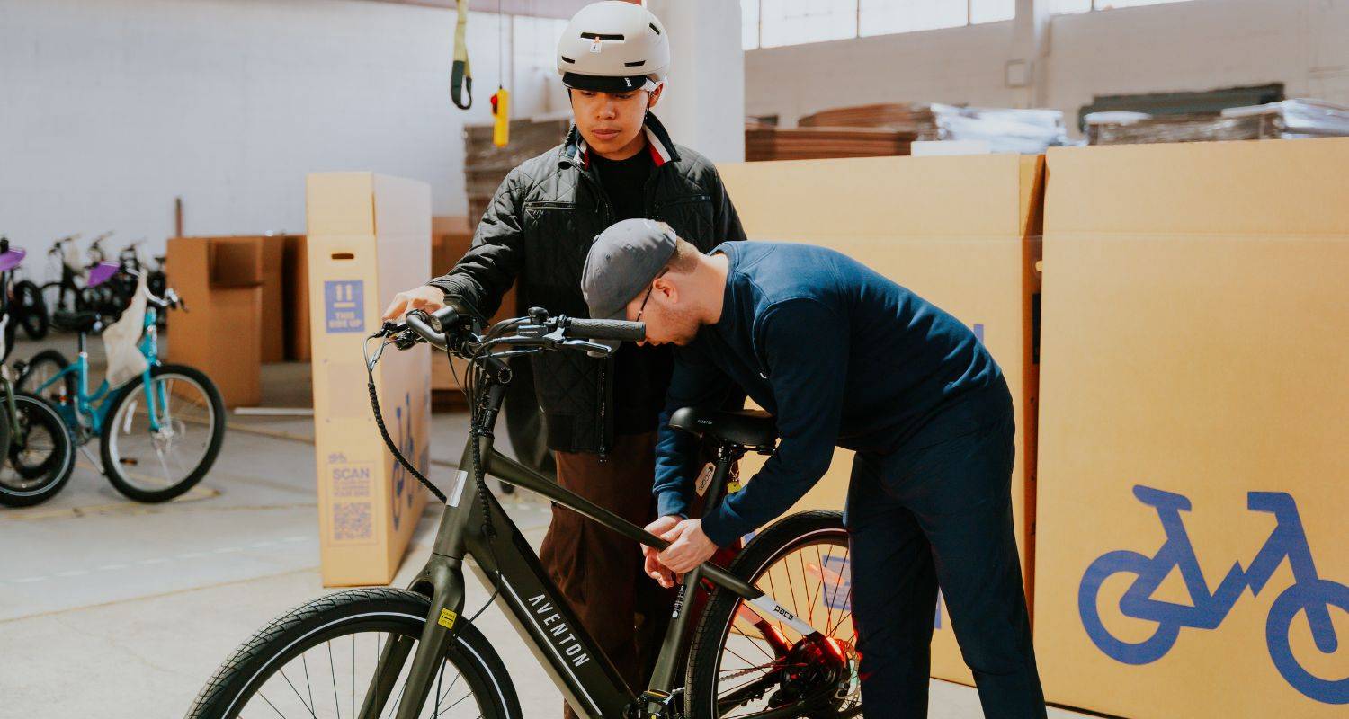 drop off ebike bij upway upcenter