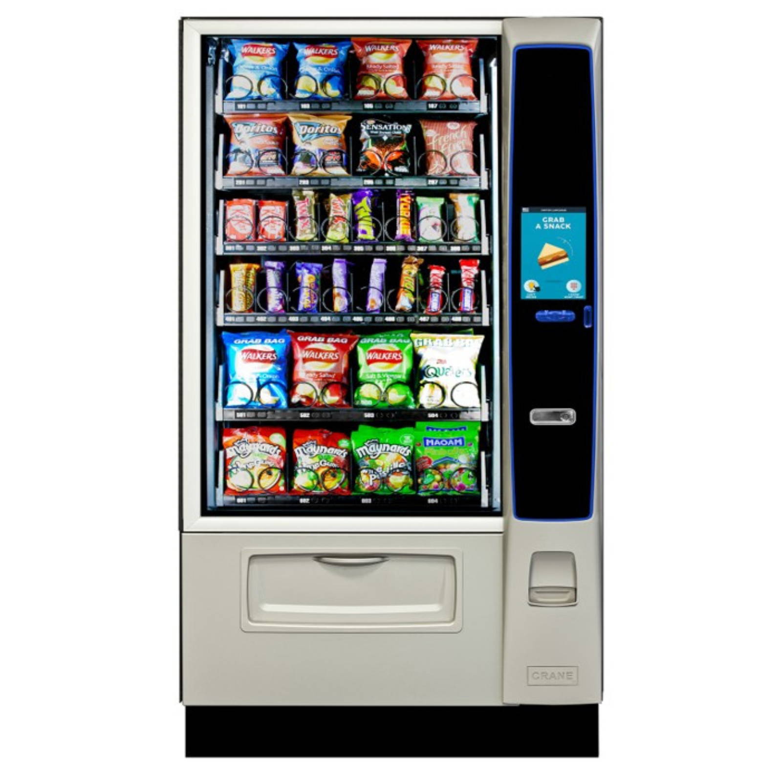 Contactless snacks machine