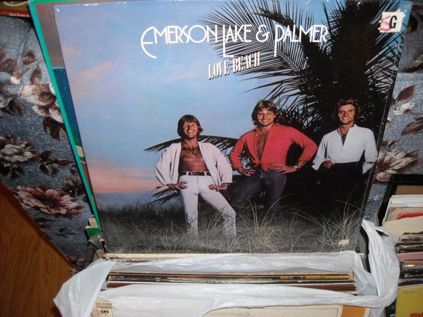 Emerson Lake & Palmer - Love Beach Atlantic  LP (c)