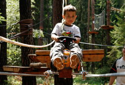 bester geburtstagde kletterwald weiherhof bäume wagen seilrutsche kinder sicher