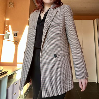Karierter Mango Blazer