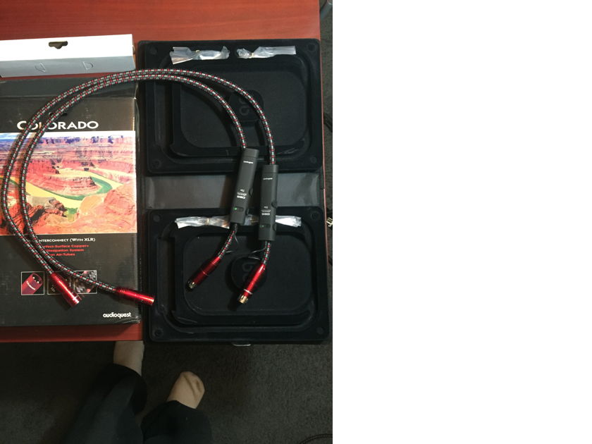 Audioquest Colorado XLR 1m (3') Interconnect Interconnects Audiogon