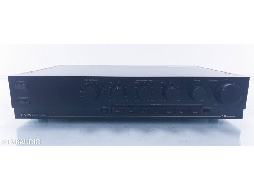 Nakamichi CA-7A Stereo Preamplifier CA7A; MM / MC Phono; Remote (13115)