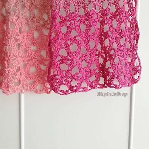 "Pink blossom" stola