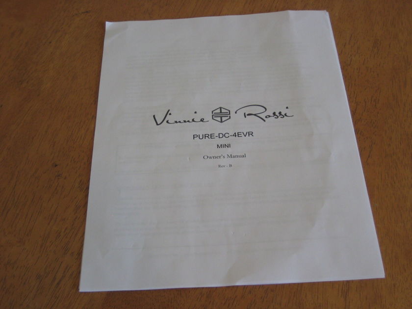 Vinnie Rossi Lio Mini Pure DC-4-Ever Gene Rubin Audio #1 since 1979