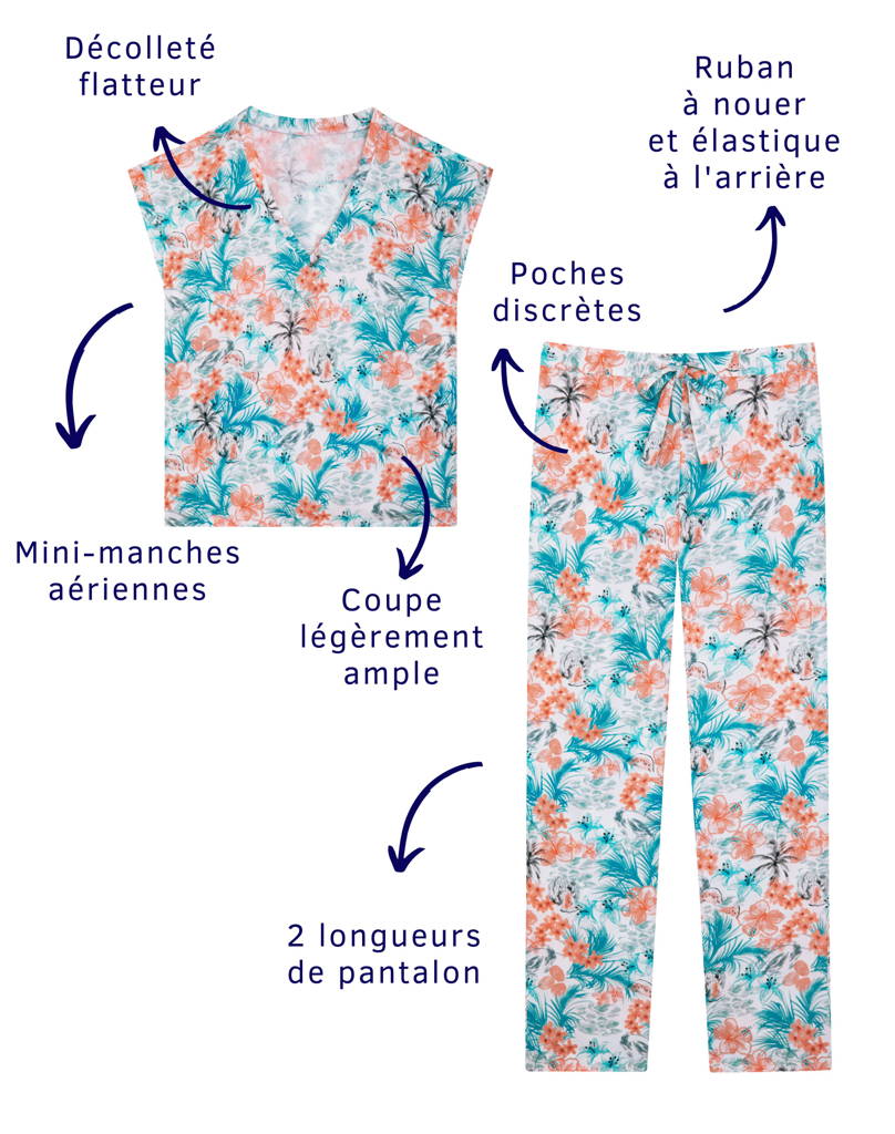 Nêge Paris - pyjamas in tencel lyocell certified oeko-tex