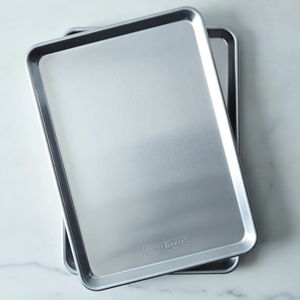 Nordic Ware Naturals Aluminum Baking Sheets, Half Sheets (Set of 2)