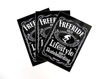 Zeefdruk stickers