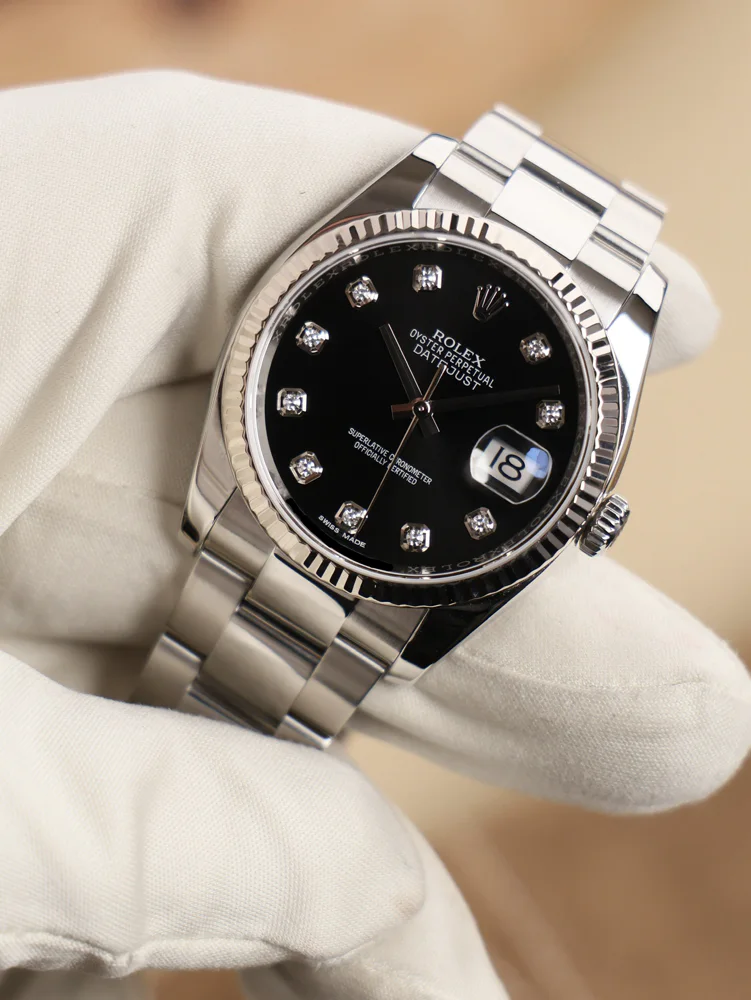 Datejust 36 Oyster Black Diamond Dial