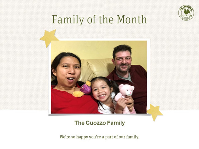 Family of the Month for July  !