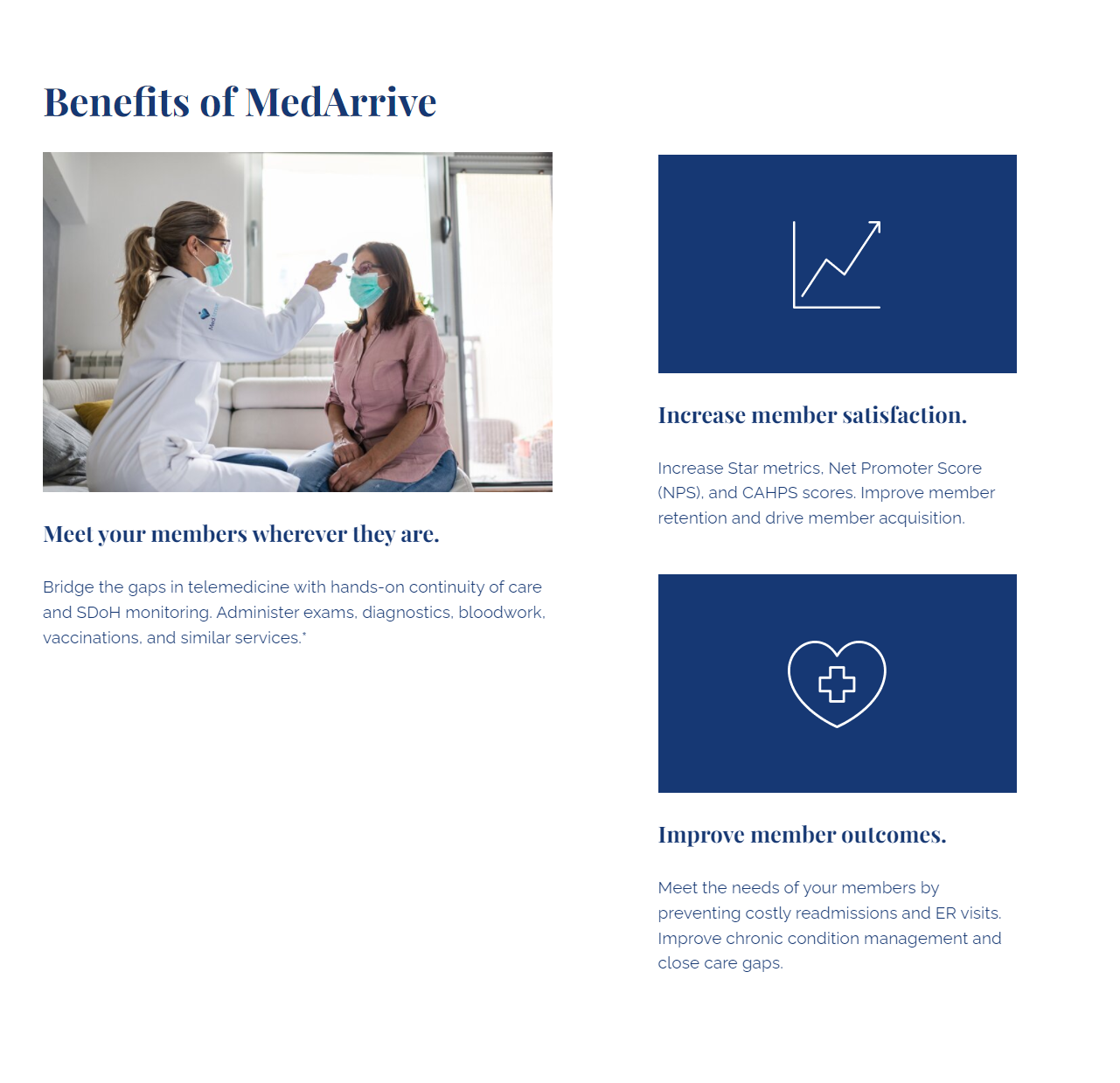 MedArrive product / service