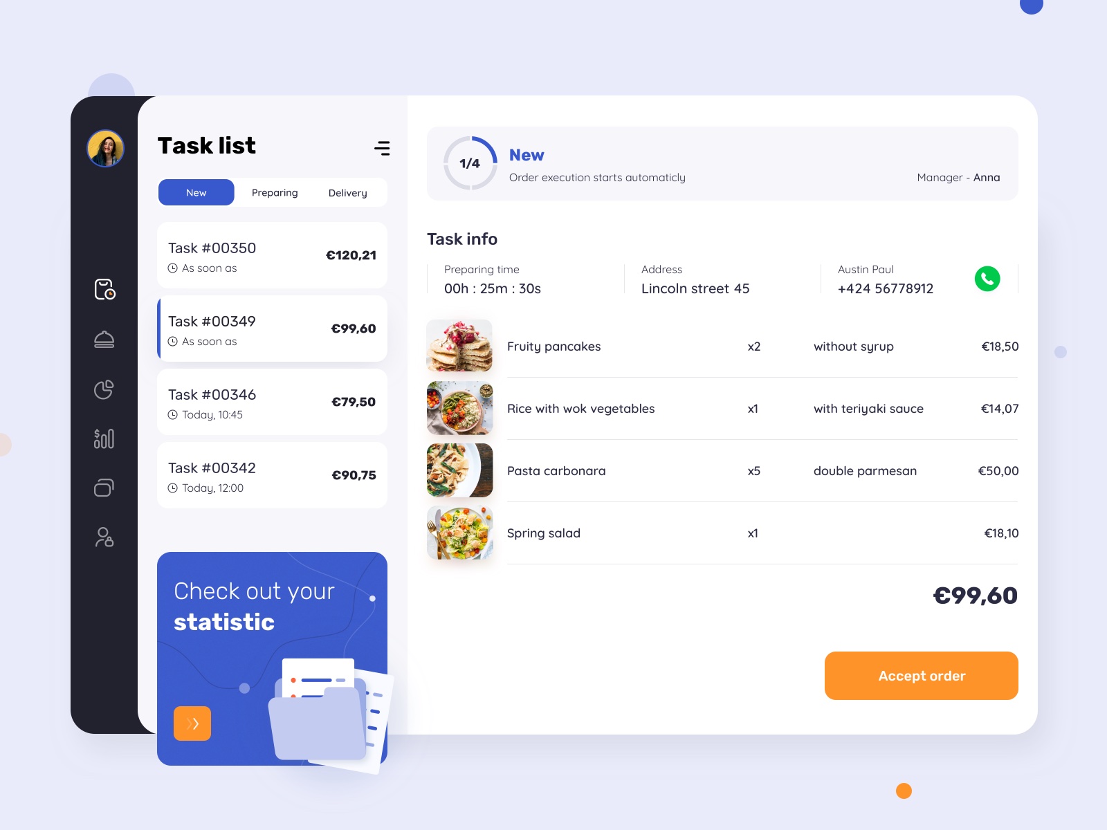 Web app for restaurants and stores