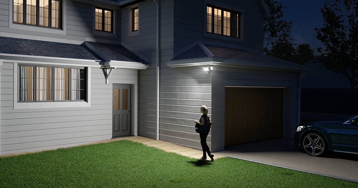 55W Motion Sensor & Dusk to Dawn Lights Frontdoor