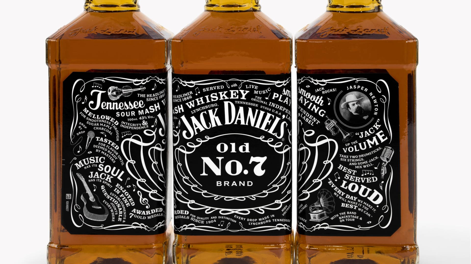 Without Team up with Funny Jack Daniels Bottle From Paula Scher & Pentagram Celebrates 155 Years Of  Whiskey and Music | Dieline - Design, Branding & Packaging Inspiration