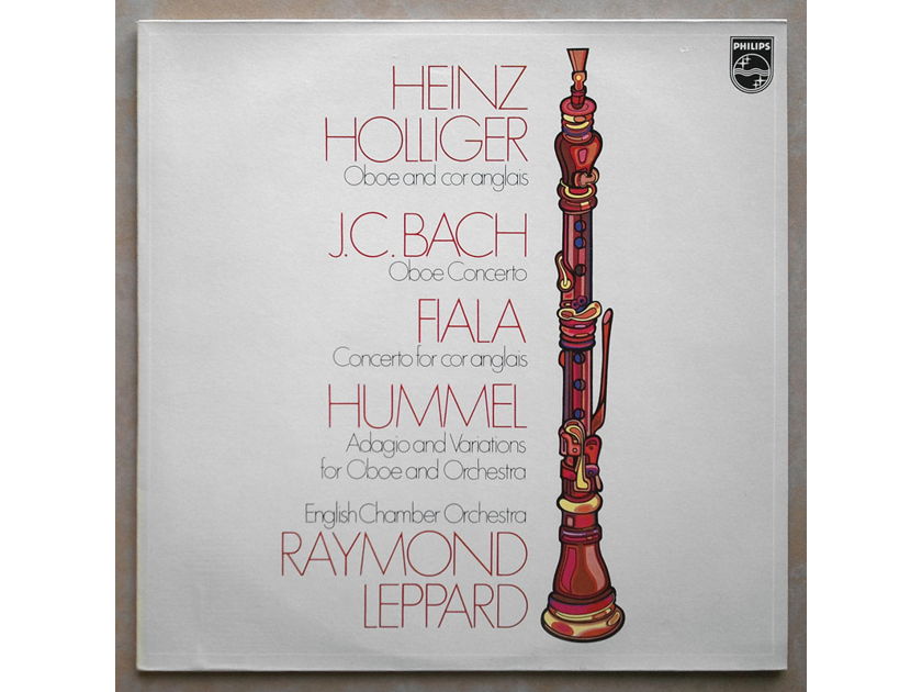 PHILIPS | HOLLIGER/BACH Oboe Concerto/FIALA - Concerto for Cor Anglais/HUMMEL Adagio / NM