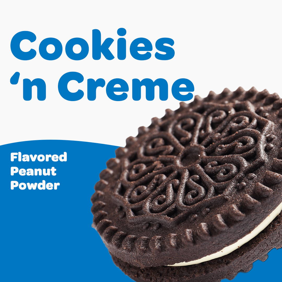 Flavored PBco Cookies and Creme Flavored Peanut Powder
