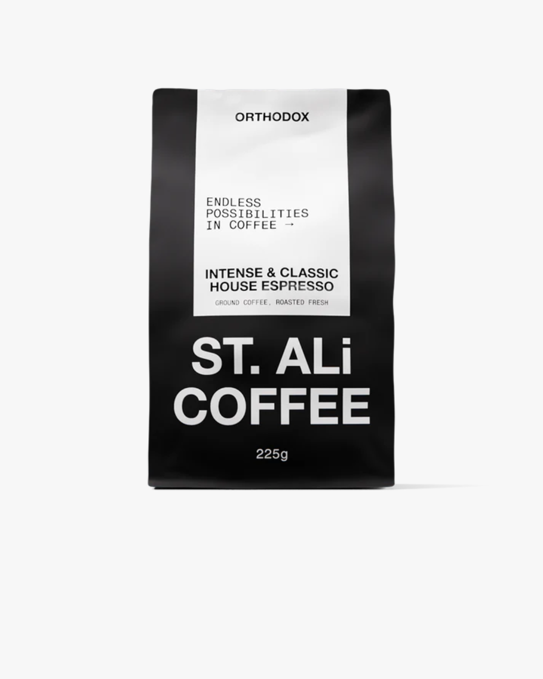Orthodox 250 gram bag of coffee
