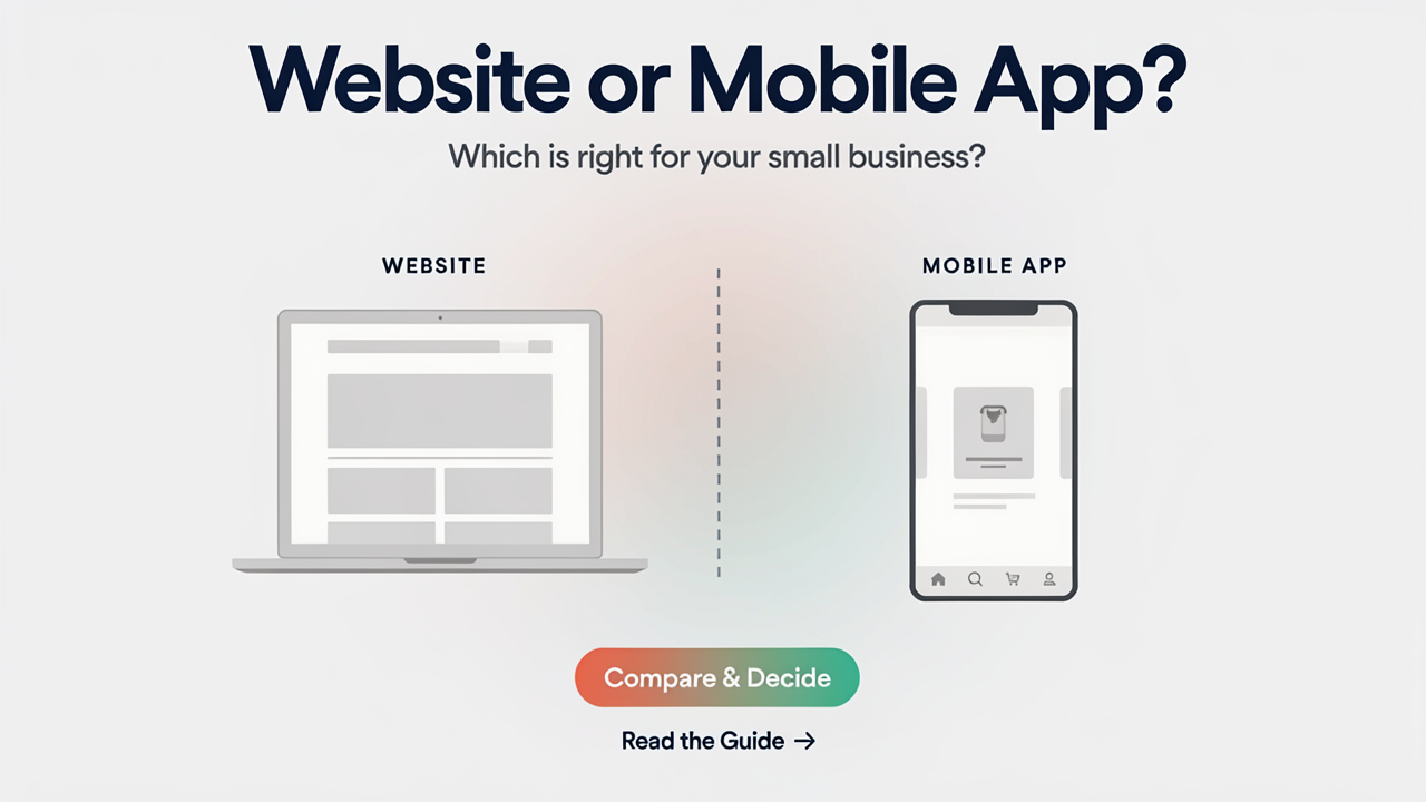 Website or Mobile App: Which Is Right for Your Small Business?