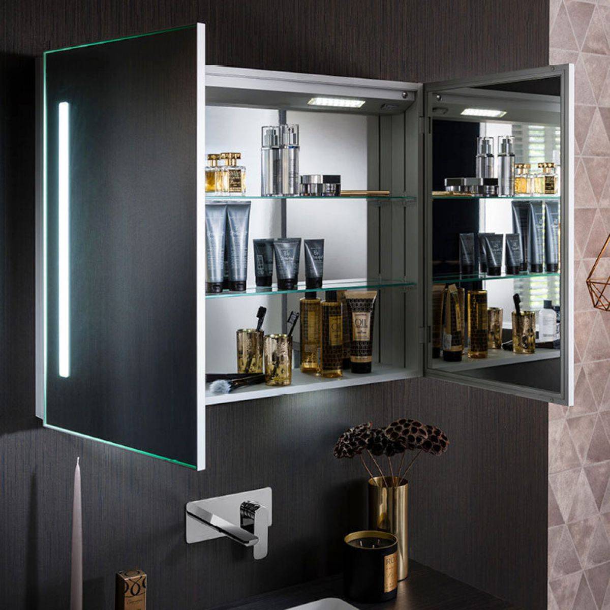 Illuminated Mirror Cabinets