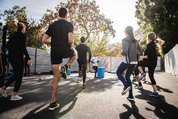 People Exercising